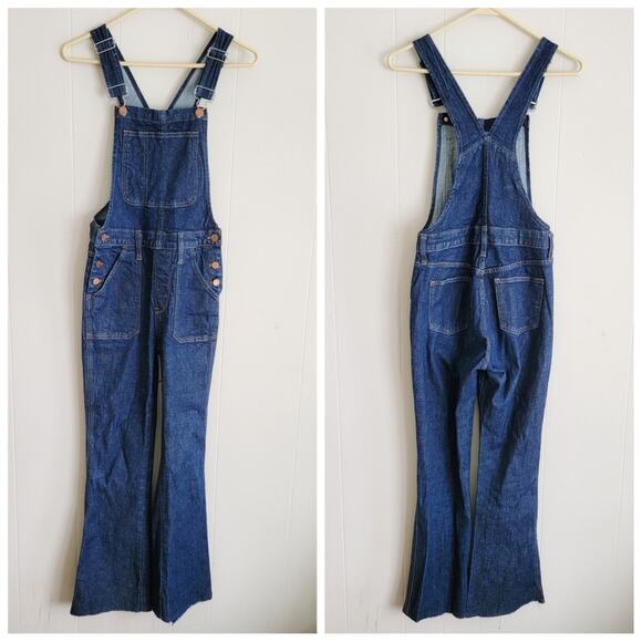 Madewell Flea Market Flare Leg Overalls - Picture 2 of 4